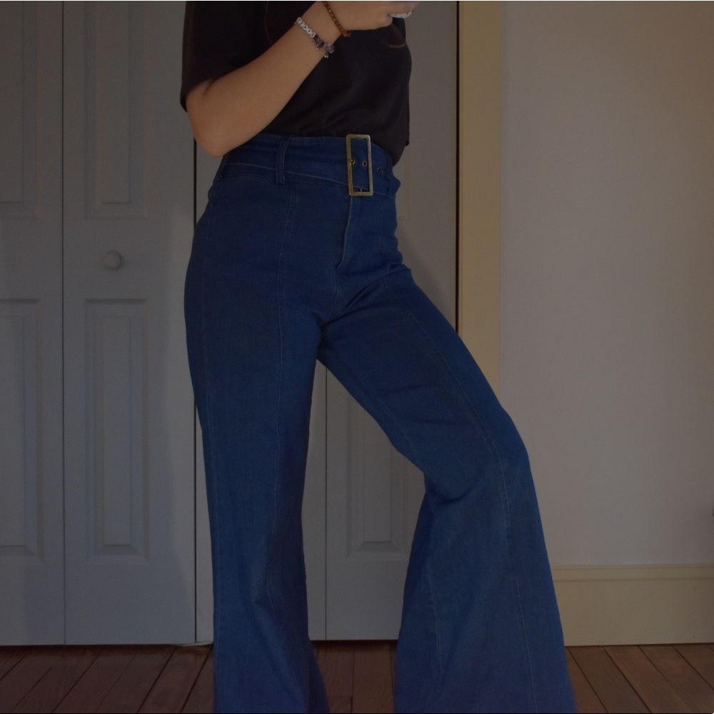 Altard State super high rise flare jeans